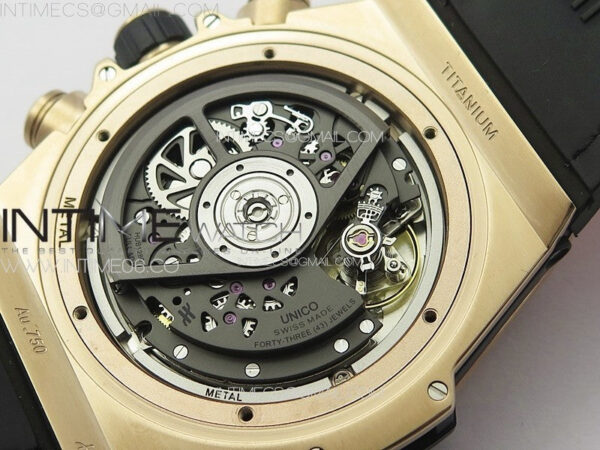 Big Bang Unico Rainbow King RG 45mm ZF 1:1 Best Edition on Rainbow Gummy Strap A1242 – Bild 28