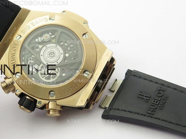 Big Bang Unico Rainbow King RG 45mm ZF 1:1 Best Edition on Rainbow Gummy Strap A1242 – Bild 29