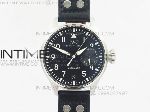 Big Pilot IW500912 ZF 1:1 Best Edition on Black Leather Strap A521111