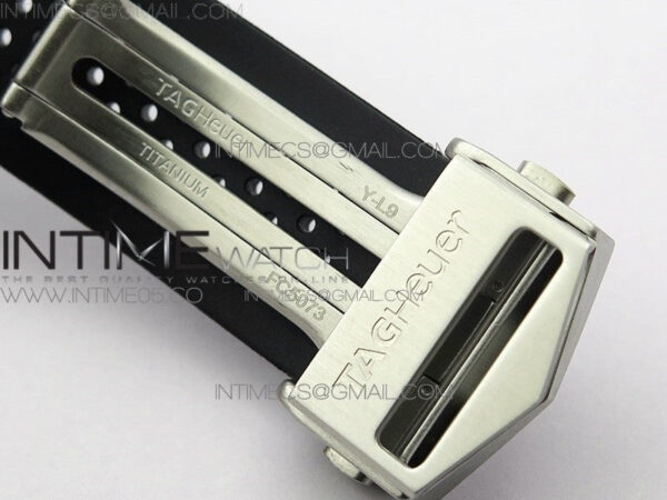 Calibre Heuer 01 Chrono 43mm SS XF 1:1 Best Edition Skeleton Dial on Rubber Strap A1887 – Bild 14