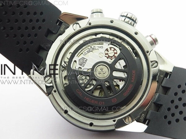 Calibre Heuer 01 Chrono 43mm SS XF 1:1 Best Edition Skeleton Dial on Rubber Strap A1887 – Bild 23