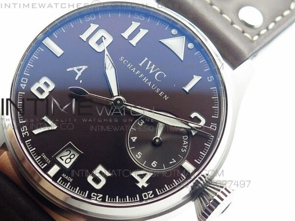 Big Pilot Real PR IW500422 Aviation Pioneer Special Edition ZF 1:1 Best Edition on Brown Leather Strap A51111 – Bild 5