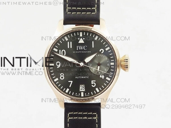 Big Pilot IW500917 ZF 1:1 RG Best Edition on Brown Leather Strap A521111