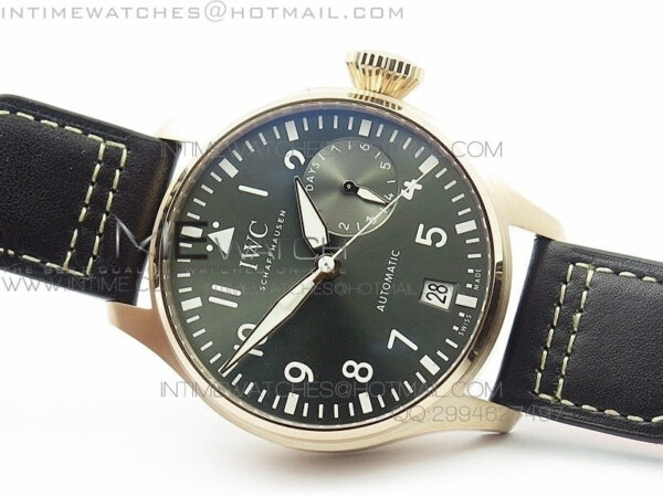 Big Pilot IW500917 ZF 1:1 RG Best Edition on Brown Leather Strap A521111 – Bild 3
