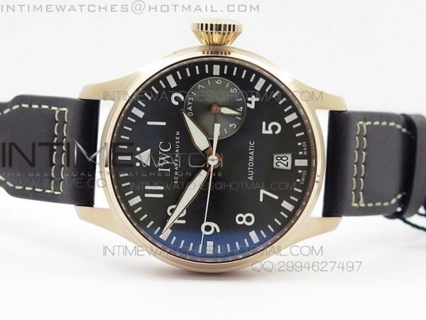 Big Pilot IW500917 ZF 1:1 RG Best Edition on Brown Leather Strap A521111 – Bild 4