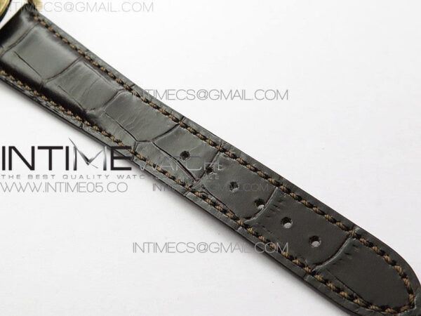Calatrava 5153G-010 RG ZF 1:1 Best Edition White textured dial on Brown Leather Strap A324CS – Bild 21