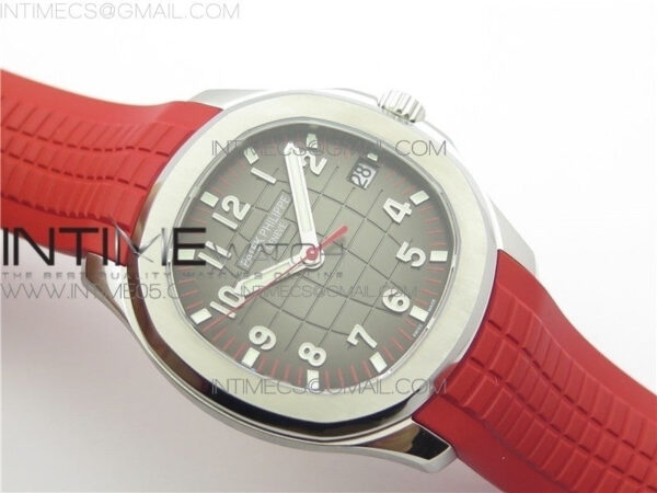Aquanaut 5167A Singapore Edition SS ZF 1:1 Best Edition Red Second Hand on Red Rubber Strap 324CS (Free box) – Bild 2
