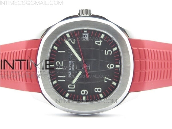 Aquanaut 5167A Singapore Edition SS ZF 1:1 Best Edition Red Second Hand on Red Rubber Strap 324CS (Free box) – Bild 3