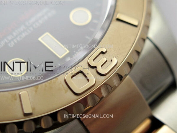 Yacht-Master 126621 904L/RG C+F 1:1 Best Edition Black Dial On 904L/RG Bracelet VR3235 – Bild 4