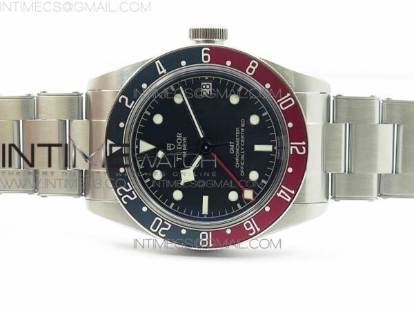 Black Bay GMT Baselworld 2018 Pepsi Blue/Red Bezel ZF 1:1 Best Edition Black Dial on SS Bracelet A2836 – Bild 3