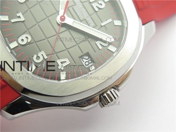 Aquanaut 5167A Singapore Edition SS ZF 1:1 Best Edition Red Second Hand on Red Rubber Strap 324CS (Free box) – Bild 4