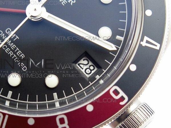 Black Bay GMT Baselworld 2018 Pepsi Blue/Red Bezel ZF 1:1 Best Edition Black Dial on SS Bracelet A2836 – Bild 5