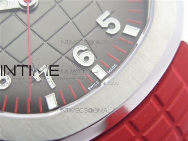 Aquanaut 5167A Singapore Edition SS ZF 1:1 Best Edition Red Second Hand on Red Rubber Strap 324CS (Free box) – Bild 5