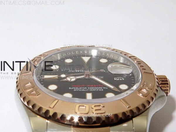 Yacht-Master 126621 904L/RG C+F 1:1 Best Edition Black Dial On 904L/RG Bracelet VR3235 – Bild 7