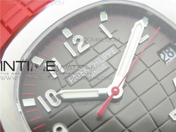 Aquanaut 5167A Singapore Edition SS ZF 1:1 Best Edition Red Second Hand on Red Rubber Strap 324CS (Free box) – Bild 7