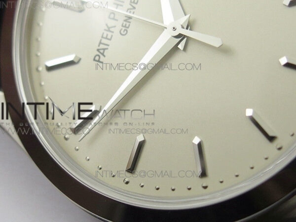 Calatrava 5296G SS ZF 1:1 Best Edition Ivory Dial On Black Leather Strap 324CS (Free box) – Bild 9