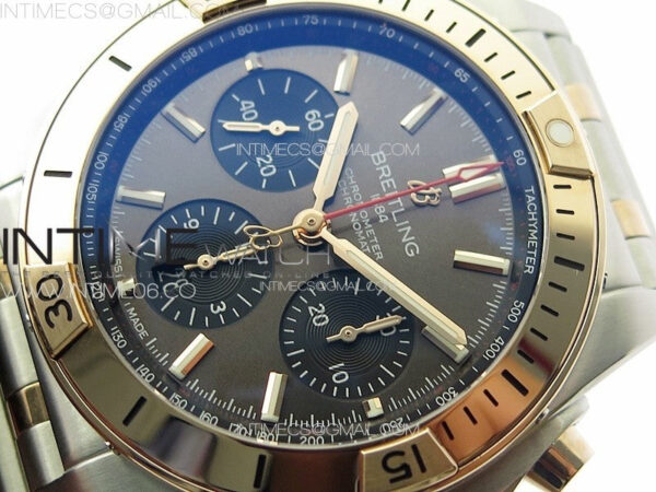 Chronomat B01 42mm SS/RG TF 1:1 Best Edition Gray Dial on SS Bracelet A7750 – Bild 4