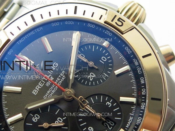 Chronomat B01 42mm SS/RG TF 1:1 Best Edition Gray Dial on SS Bracelet A7750 – Bild 5