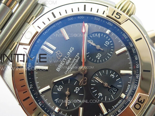 Chronomat B01 42mm SS/RG TF 1:1 Best Edition Gray Dial on SS Bracelet A7750 – Bild 9