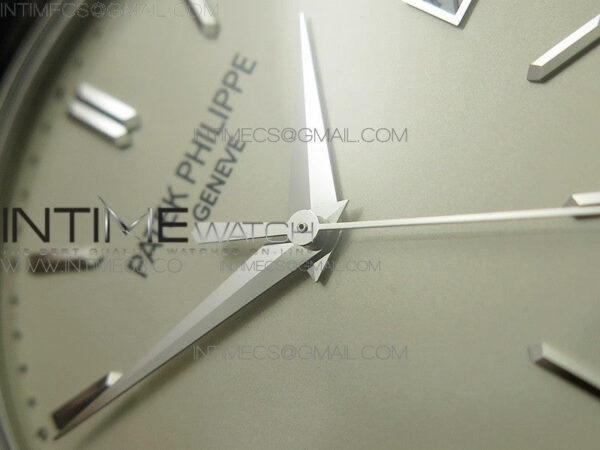 Calatrava 5296G SS ZF 1:1 Best Edition Ivory Dial On Black Leather Strap 324CS (Free box) – Bild 10