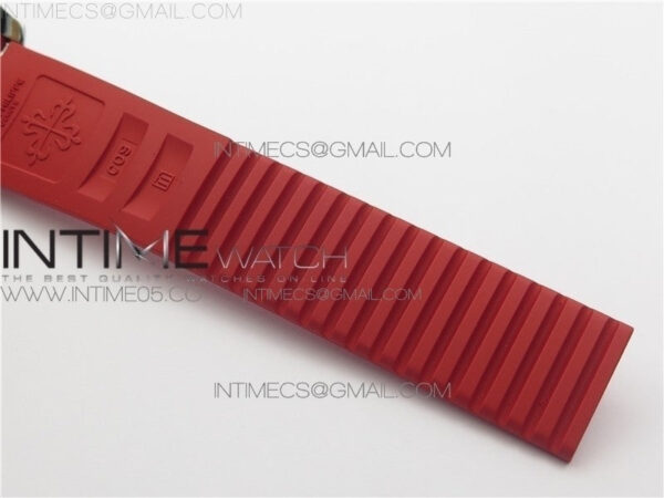 Aquanaut 5167A Singapore Edition SS ZF 1:1 Best Edition Red Second Hand on Red Rubber Strap 324CS (Free box) – Bild 12