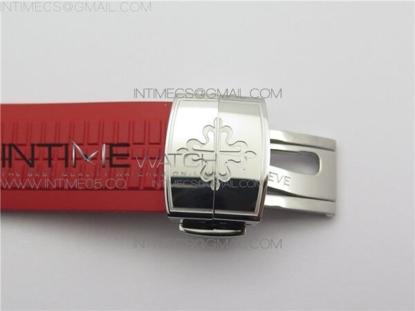 Aquanaut 5167A Singapore Edition SS ZF 1:1 Best Edition Red Second Hand on Red Rubber Strap 324CS (Free box) – Bild 13