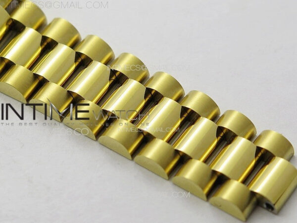 DateJust 31mm YG/Crystals Bezel APSF Best Edition Blue MOP Dial Crystals Markers on President Bracelet A2824 – Bild 14