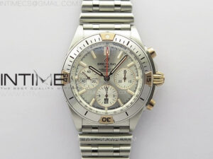 Chronomat B01 42mm SS/RG TF 1:1 Best Edition Silver Dial on SS Bracelet A7750