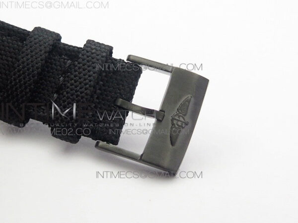 Avenger II Seawolf DLC V2 Best Black Dial Stick Markers Yellow Second Hand on Black Strap A2836 (Free Brown Leather Strap) – Bild 9