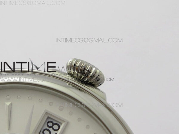 Calatrava 5153G-010 SS ZF 1:1 Best Edition White textured dial on Black Leather Strap A324CS – Bild 11