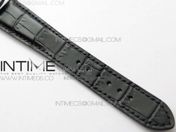 Calatrava 5153G-010 SS ZF 1:1 Best Edition White textured dial on Black Leather Strap A324CS – Bild 21