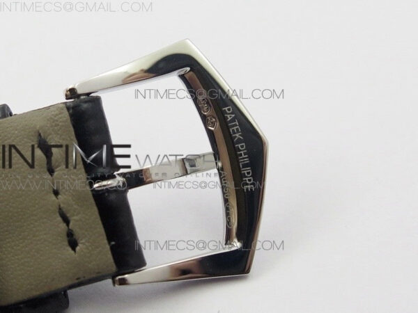 Calatrava 5296G SS ZF 1:1 Best Edition Ivory Dial On Black Leather Strap 324CS (Free box) – Bild 23