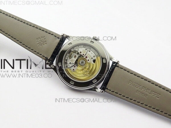 Calatrava 5296G SS ZF 1:1 Best Edition Ivory Dial On Black Leather Strap 324CS (Free box) – Bild 25