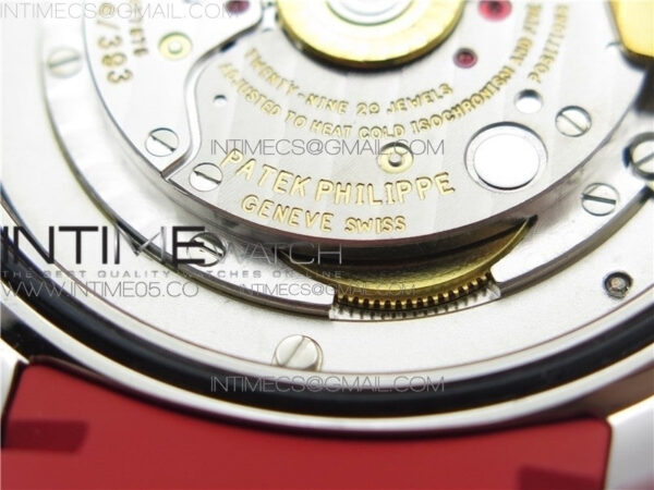 Aquanaut 5167A Singapore Edition SS ZF 1:1 Best Edition Red Second Hand on Red Rubber Strap 324CS (Free box) – Bild 26