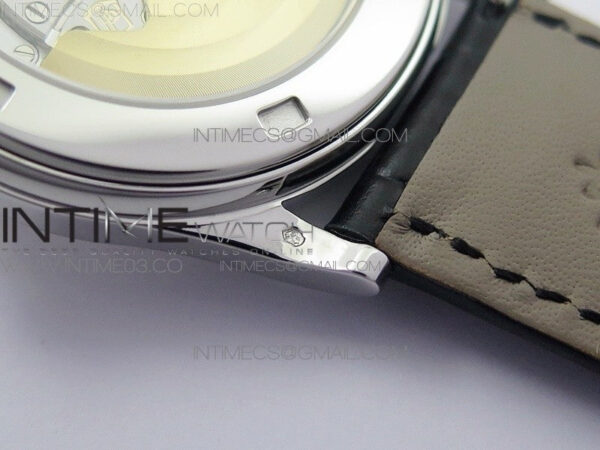 Calatrava 5296G SS ZF 1:1 Best Edition Ivory Dial On Black Leather Strap 324CS (Free box) – Bild 29