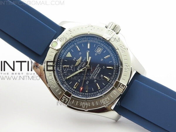 Colt Automatic 44mm SS Blue Textured Dial A2824 – Bild 2