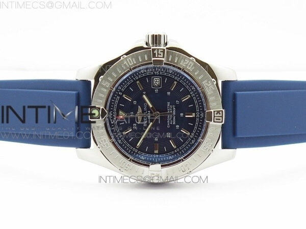 Colt Automatic 44mm SS Blue Textured Dial A2824 – Bild 3