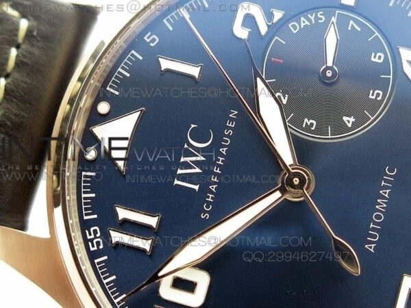 Big Pilot IW500909 RG ZF 1:1 Le Petit Prince Best Edition on Brown Leather Strap A521111 – Bild 7