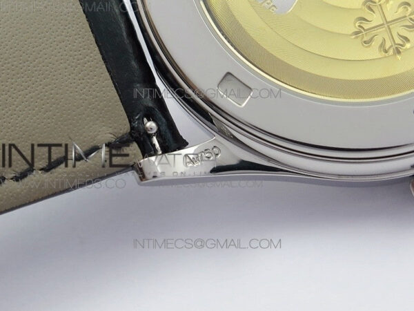 Calatrava 5296G SS ZF 1:1 Best Edition Ivory Dial On Black Leather Strap 324CS (Free box) – Bild 32
