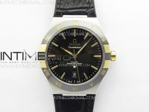 Constellation 131.33.41.21.03.001 SS/RG TW Best Edition Green Dial On Black Gummy Strap A8900