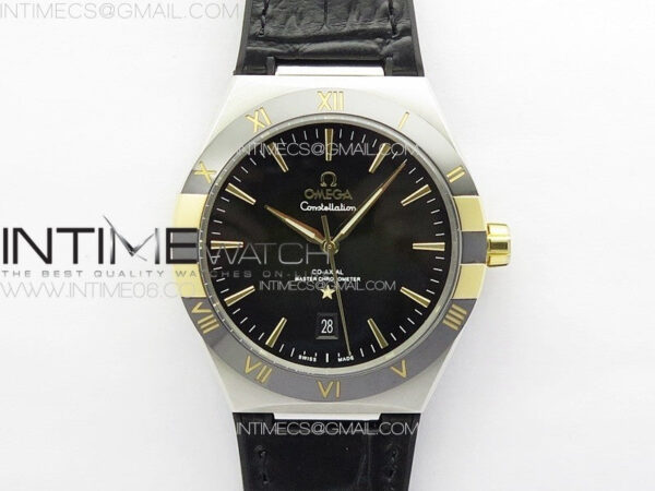 Constellation 131.33.41.21.03.001 SS/RG TW Best Edition Green Dial On Black Gummy Strap A8900