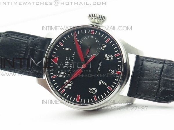 Big Pilot Real PR IW500435 "Muhammad Ali" ZF Best Edition on Black Leather Strap A51111 – Bild 2