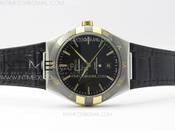 Constellation 131.33.41.21.03.001 SS/RG TW Best Edition Green Dial On Black Gummy Strap A8900 – Bild 3