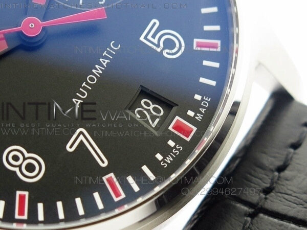 Big Pilot Real PR IW500435 "Muhammad Ali" ZF Best Edition on Black Leather Strap A51111 – Bild 6
