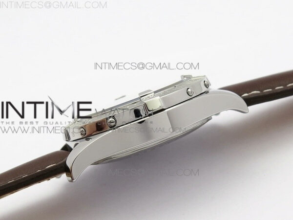 Colt Automatic 44mm SS White Textured Dial on Brown Leather Strap A2824 – Bild 8
