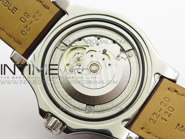 Colt Automatic 44mm SS White Textured Dial on Brown Leather Strap A2824 – Bild 12