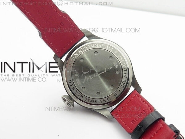 Big Pilot Real PR IW500435 "Muhammad Ali" ZF Best Edition on Black Leather Strap A51111 – Bild 13
