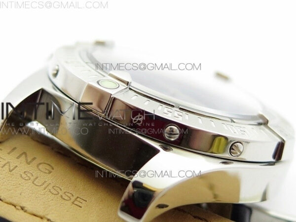 Colt Automatic 44mm SS White Textured Dial on Brown Leather Strap A2824 – Bild 14