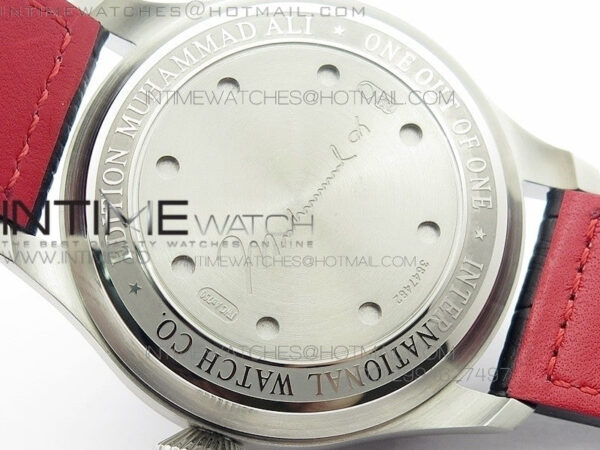 Big Pilot Real PR IW500435 "Muhammad Ali" ZF Best Edition on Black Leather Strap A51111 – Bild 14