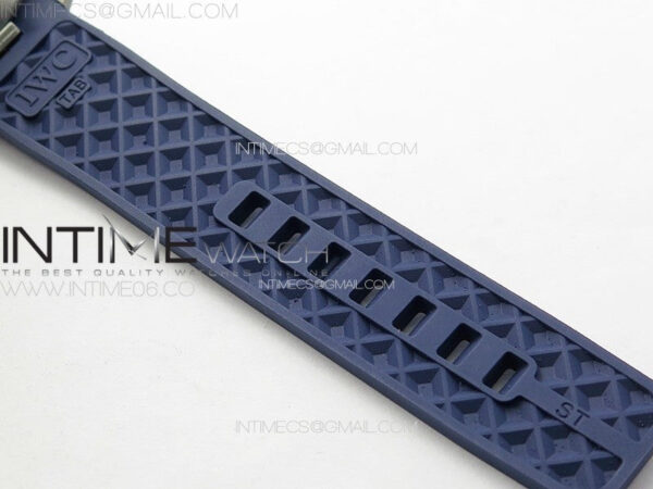 Aquatimer IW376711 SS V6SF 1:1 Best Edition Blue Dial on Blue Rubber Strap A7750 – Bild 15